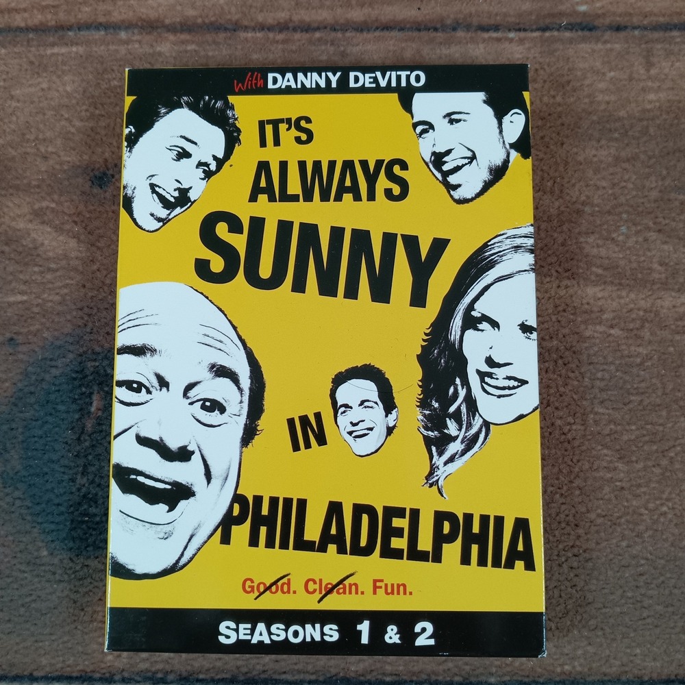 It's Always Sunny in Philadelphia Seasons 1 & 2 DVD Set Complete Original Series